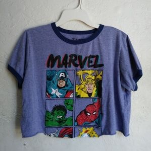 Marvel cropped shirt